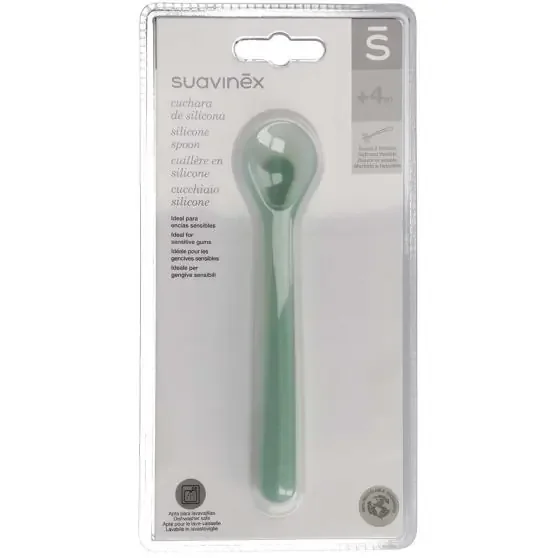 Suavinex Cuchara Silicona 4m+