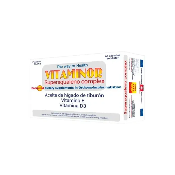 Supersqualeno Complex 60 cápsulas – Vitaminor