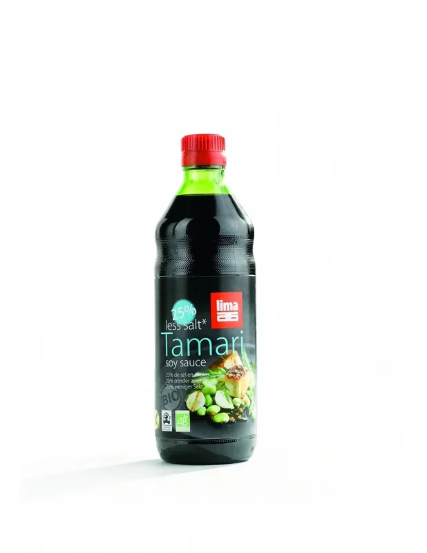 Tamari 25% menos sal 500ml.