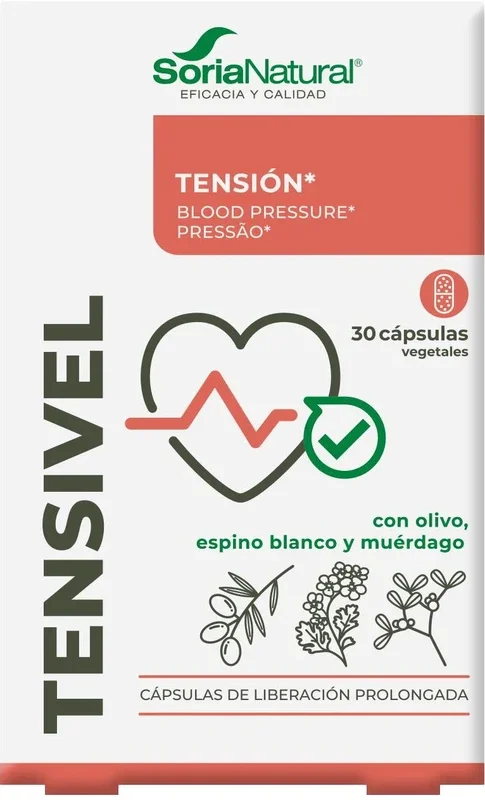 Tensivel · Soria Natural · 30 cápsulas