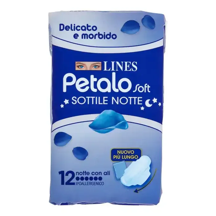Toallas Sanitarias Con Ali Lines Pétalo 12 Piezas