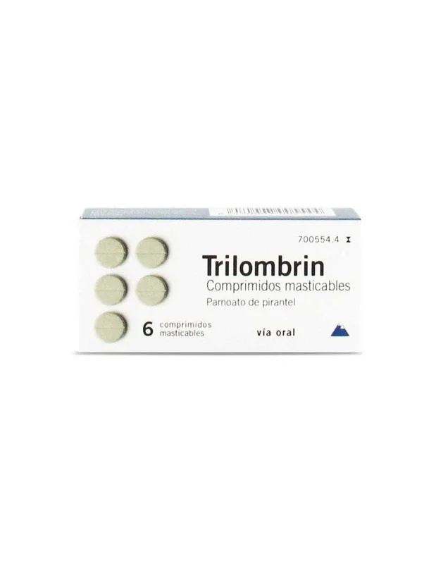 Trilombrin 250 mg 6 comprimidos Masticables