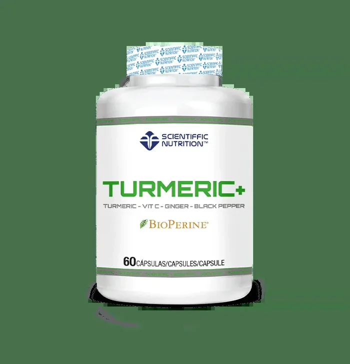 Turmeric+ · Scientiffic Nutrition · 60 cápsulas