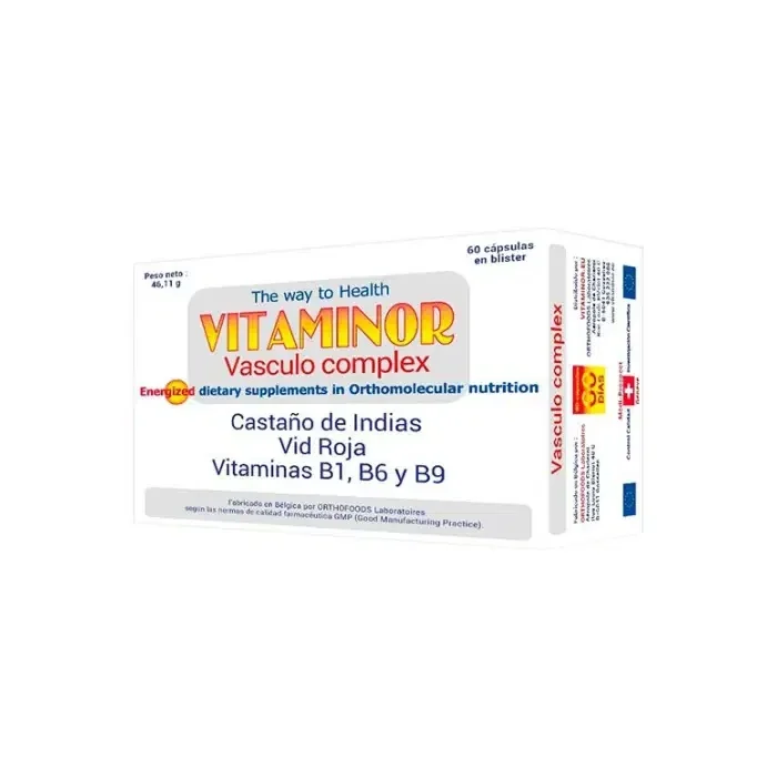 Vasculo Complex 60 cápsulas – Vitaminor