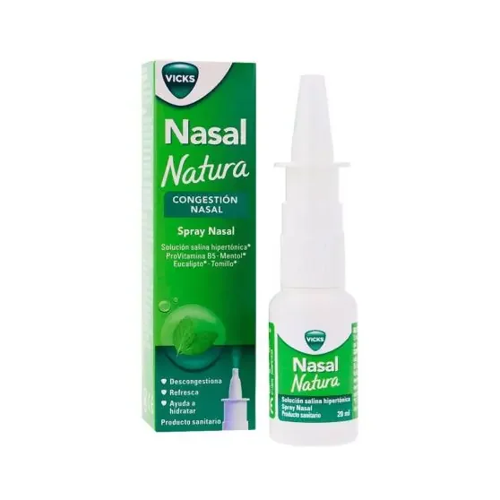 Vicks Nasal Natura Spray Congestión Nasal 20 ml