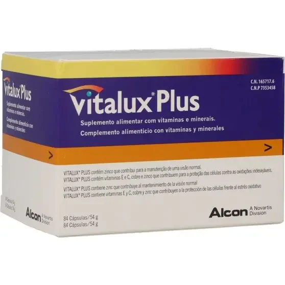Vitalux Plus complemento alimenticio para la visión