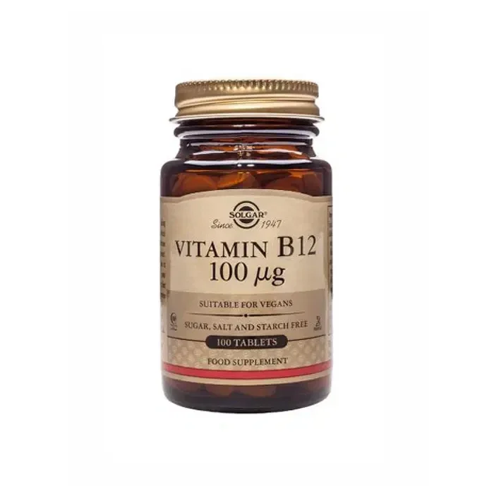 Vitamina B12 100 μg 100 comprimidos – Solgar