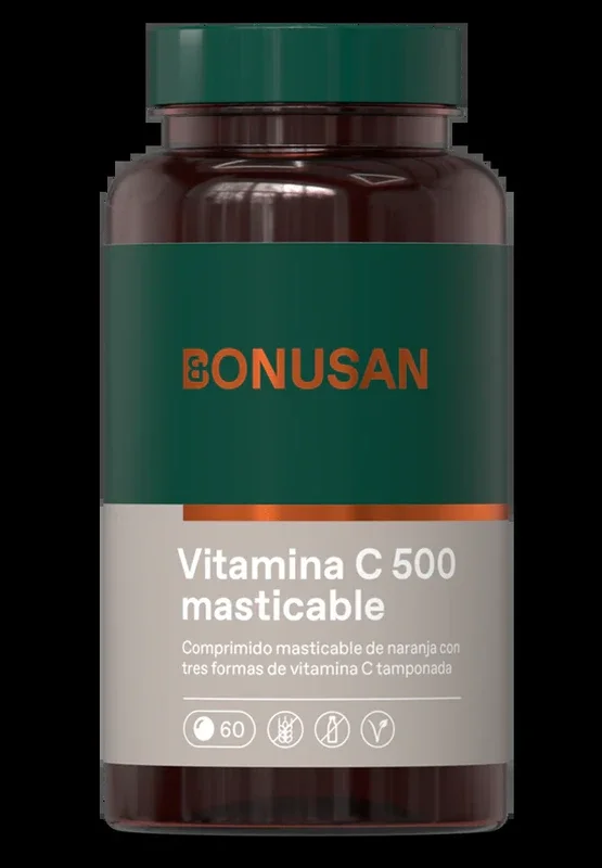 Vitamina C 500 Masticable · Bonusan · 60 comprimidos