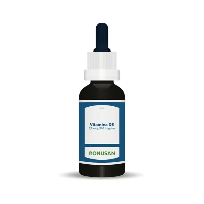 Vitamina D3 5 mcg gotas 30ml – Bonusan