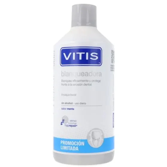 Vitis Blanqueadora Sabor Menta Colutorio 1000 ml