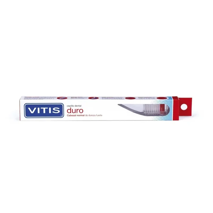 Vitis Cepillo Dental Duro Rojo