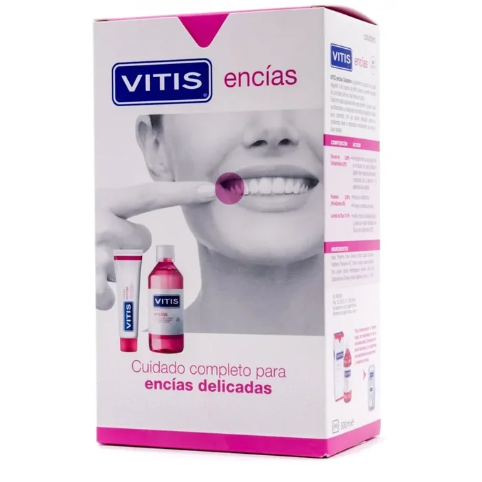 Vitis Encias Pack Colutorio 500 ml+Pasta 100ml