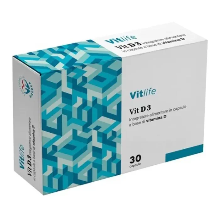 Vitlife Vit D3 30 Cápsulas