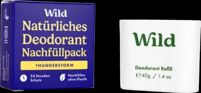 Wild Deodorant Refill Thunderstorm, 40 g