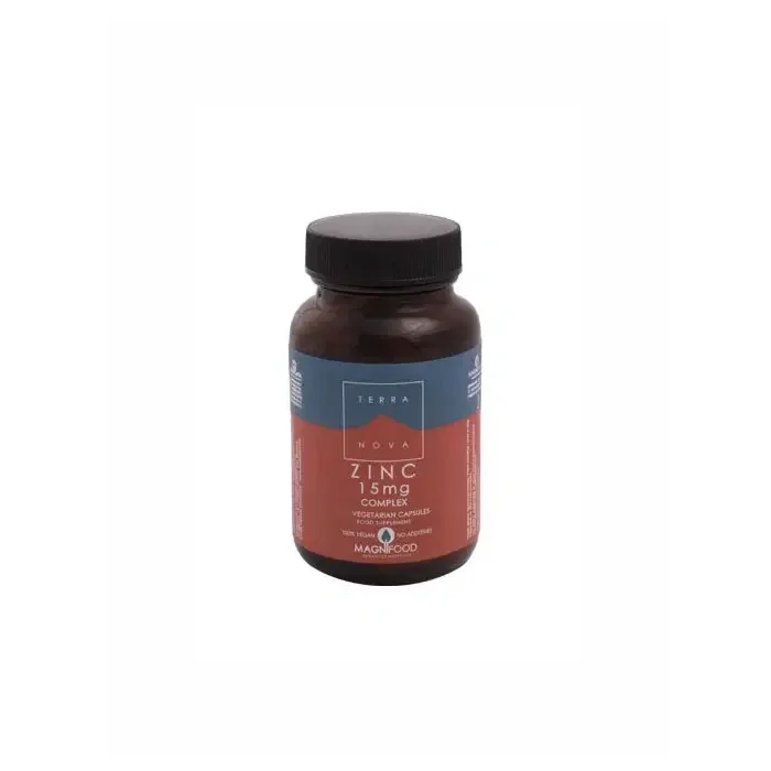 Zinc 15mg Complex 50 cápsulas – Terranova